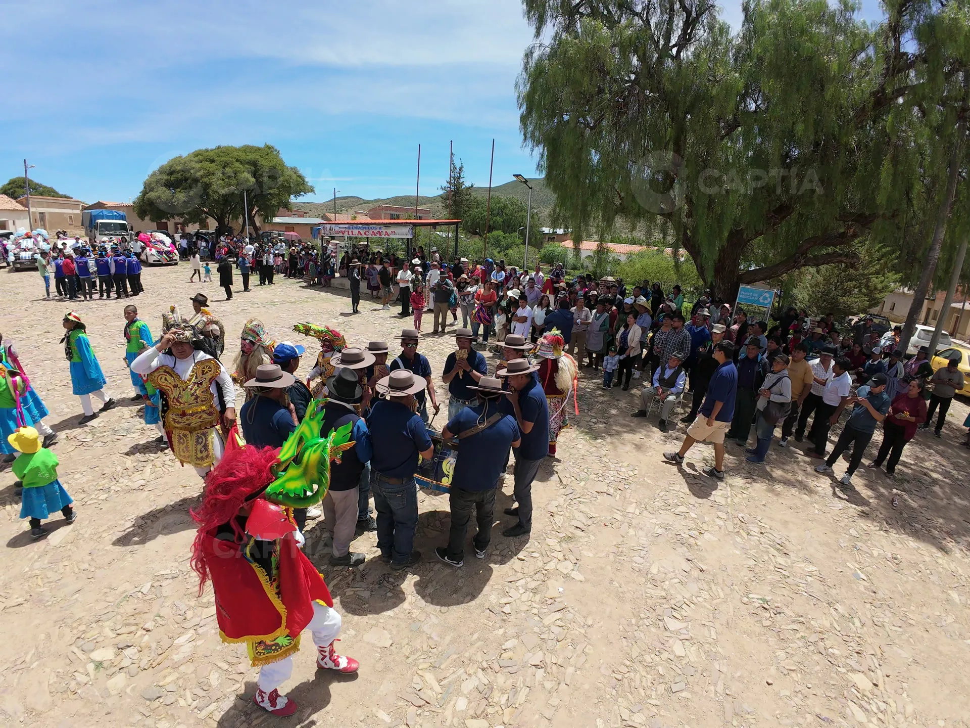 Tanta Morenos en la plaza de Vilacaya